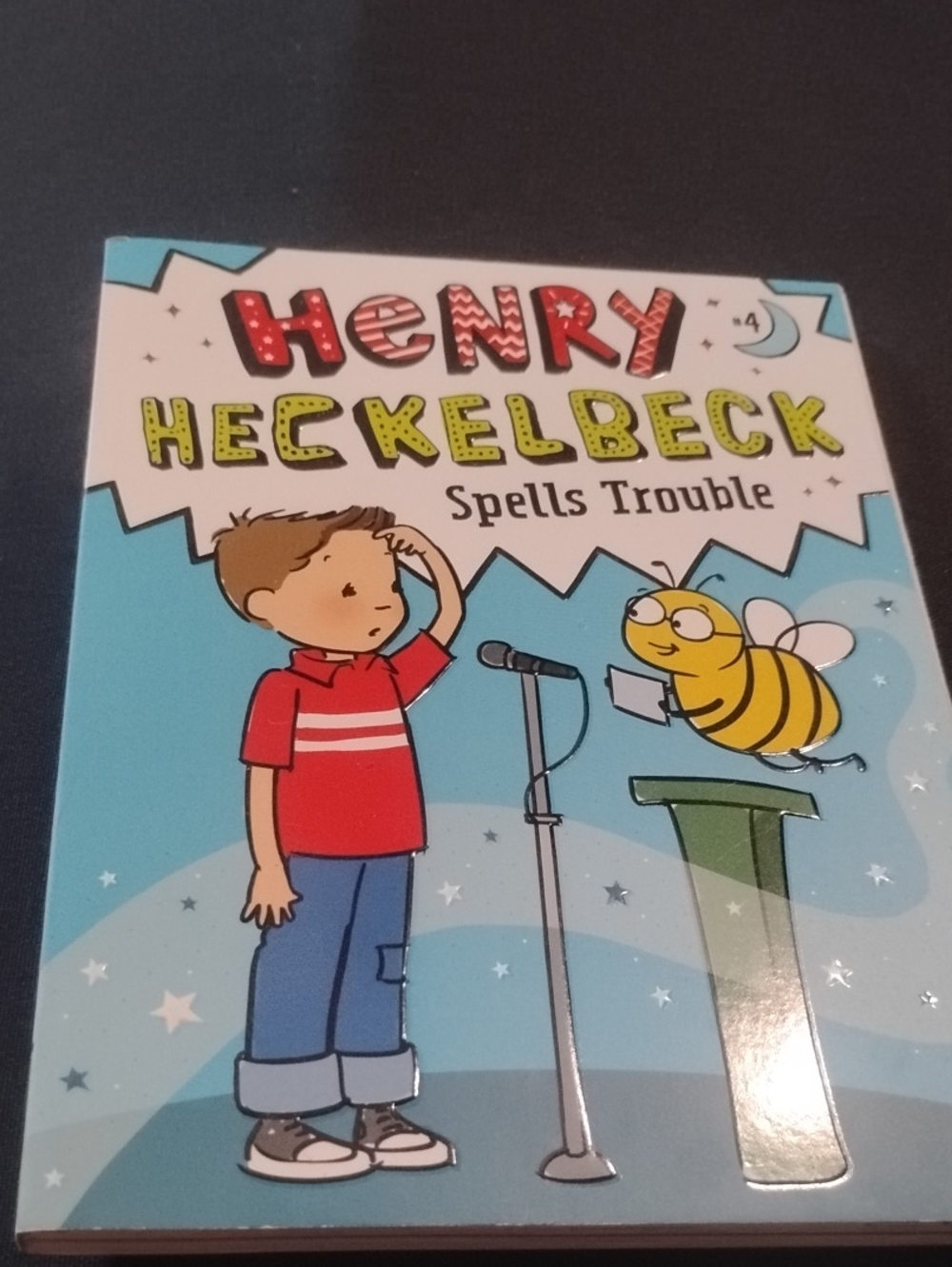 Henry Heckelbeck Spells Trouble - Children's Book (Blue, Red)